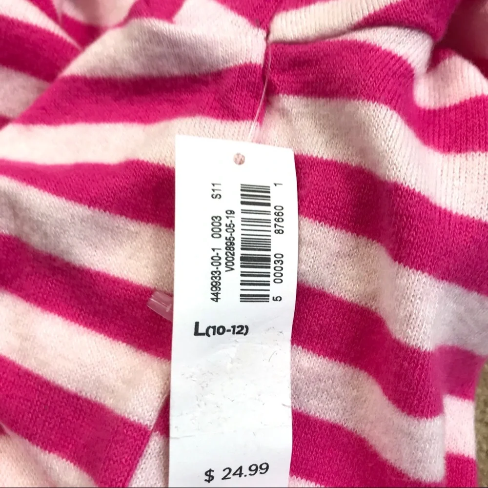 Old Navy‎ Pink Stripe Crew Sweater Top